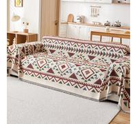 DODOBD Throws for Sofas Large 1/2/3/4 Seater,Extra Large Throws for Settees,Woven Sofa Throws Large,Bohemian Style Decorative Blanket Protector from Pets,For Chair Settees Couch Sofa Bed