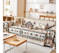 DODOBD Throws for Sofas Large 1/2/3/4 Seater,Extra Large Throws for Settees,Woven Sofa Throws Large,Bohemian Style Decorative Blanket Protector from Pets,For Chair Settees Couch Sofa Bed