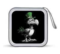 Dodobird in Top Hat CD Case 40 Capacity DVD Storage CD Holder Organizer Disc Wallet Bag for Car Home