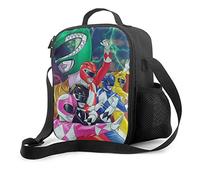 DODOD Jhsyiias Po-Wer Ran-Gers for Women Wark Black Insulated Women's & Men's Lunch Box - Midnight Black Insulated Lunch Bag Black One Size