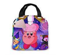 DODOD Kirby_Star_Allies Unisex Students Adults Bento Box Lunchbox Multi-fonction Handbag Washable Portable Insulated Lunch Bag Traval School Work Camping for Boys Girls