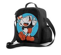 DODOD Portable Insulated Lunch Bag Cup-Head Lunch Box Cooler Tote Bag Lunch Sack