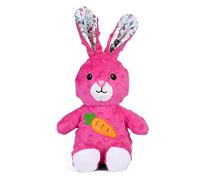 DODODOLA Dog Toys Durable Stuffed Dog Toy with Crinkle Paper Cute Rabbit Plush Bunny Squeaky Dog Toys Dog Chew Toys for Medium Large Breed