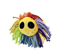 DODOKIKING Rainbow Mane Lion Plush Toy - Soft Stuffed Animal for Kids, Unique Yarn Hair, 24cm Cuddly Friend for Girls and Boys, Ideal Birthday (Multicolour)