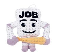 DODOKIKING Sahur Steal a Brainrot Plush, Funny Brainrot Plush Toy 25CM Blue Stuffed Animal Plush for Kids Teens Fans, Soft Kawaii Plush Toy for Bedroom Sofa Decor,Gift for Boys Girls Parent (Job)