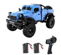 Dodoore D883 Remote Control Cars, 1/18 RC Crawler 2.4GHz 4WD Rock Crawler with LED Lights, 12km/h All Terrain Off-Road RC Truck Indoor/Outdoor Vehicle Toy Gifts for Adults