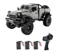 Dodoore D883 Remote Control Cars, 1/18 RC Crawler 2.4GHz 4WD Rock Crawler with LED Lights, 12km/h All Terrain Off-Road RC Truck Indoor/Outdoor Vehicle Toy Gifts for Adults