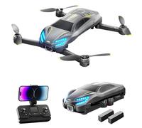 Dodoore Drone with Camera 8K for Adults, Brushless Motor Mini RC Drone, Foldable RC Quadcopter with 360°Flip, Headless Mode, Altitude Hold, Waypoint Fly, One Key Take Off/Land, 2 Batteries
