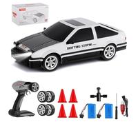 Dodoore Remote Control Cars 1/16 RC Drift Car 30KM/H 4WD 2.4GHz LED Lights 15 Min Fun Time Replaceable Tires High Speed Racing Car Rechargeable Gifts for Kids Boys Girls Adults Red 1 Battery