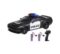 Dodoore Remote Control Cars, 1/24 RC Drift Car Police Car, 4WD 2.4GHz High Speed Racing Vehicle with Cool Lights and Extra Tires, Hobby RC Cars Gifts for Adults