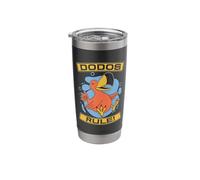 Dodos Rule Flightless Extinct Bird Ornithologist Dodo Bird Stainless Steel Insulated Tumbler