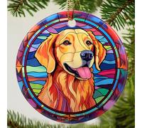Dodosky Golden Retriever Christmas Ornament - Golden Retriever Ornaments for Christmas Tree - Gifts for Dog Lovers