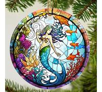 Dodosky Mermaid Christmas Tree Ornament - Keepsake Gift for Mermaid and Animal Lovers