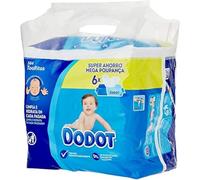 Dodot Baby Wipes, 6 Packs of 64 Count, 384 Wipes