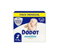 Dodot Sensitive Diapers, Size 2 (4-8 kg), 174 Count, Stop Leak Barrier, Ultra Soft