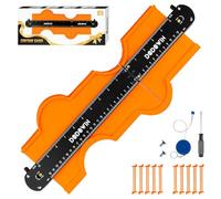 DODOWIN Connectable Contour Gauge Profile Tools 3 Size, Laminate Floor Shape Measuring Tools, Profile Gauge Tools, Mens Him Gifts for Christmas, Stocking Fillers for Dad Grandad Husband