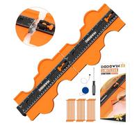 DODOWIN Contour Gauge Profile Tool Unlimited Connection 20", Profile Gauge Tool, Personalised Valentines Gifts for Him Husband Who Have Everything, Birthday Gifts for Men Dad Grandad