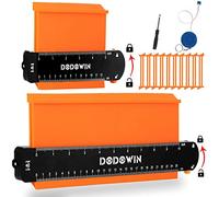 DODOWIN Contour Gauge Profile Tools 2pcs, Laminate Flooring Tools, Profile Tool for Woodworking, Husband Mens Gifts for Christmas, Stocking Fillers for Him Dad Grandad, Advent Calendar 2025