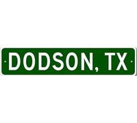 Dodson, Texas Metal Wall Decor City Limit Sign