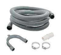 DODUOS 2.5M Washing Machine Drain Hose Extension Pipe Kit, Universal Replacement Drain Hose Extension Pipe Kit, Extra Long Washing Machine Hose Extension for Washing Machine Washer Dryer Dishwasher