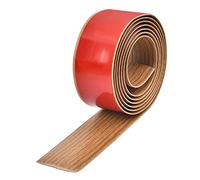 DODUOS 2m*5cm PVC Floor Transition Strip Self Adhesive, Yellow Oak Grain Flooring Threshold Strip,Threshold Strip for Laminate Flooring Door Strip Threshold, Tile to Laminate Transition Strip