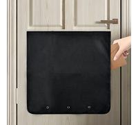 DODUOS 52 * 51cm Letter Box Catcher for Front Door, Black Post Catcher for Letterboxes-No Tools or Screws Needed, Letter Box Cages Indoor for All Small Packages, Magazines, Post, Mail, Letter