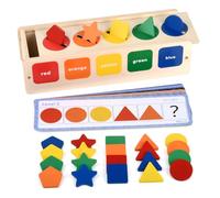DODUOS Montessori Toys for 1 Year Old,Wooden Shape Sorter Toy,Educational Toys for 2-3 Year Olds,Toddler Learning Toys Colour Sorting Toys for Toddlers Sensory Toy,Montessori Toys for 1 2 3 Years Old