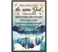 Dodurou Vintage Tin Sign Metal Poster Plaque Same God of Creation- Thought We Needed You Metal Sign Iron Painting Retro Wall Decor Nostalgic Wall Art for Home Kitchen Cafe Bar Sign Holiday 8x12 Inch