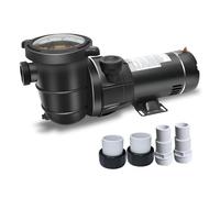 DoE-Compliant CEC Approved 1.5HP 115v 4920GPH Above Ground Pool Pump with On/Off Switch and Reversible Discharge