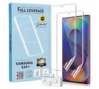 DoEasy Samsung S25+ Screen Protector, 2 Pack Flexible TPU Film Gel Screen Protector for Samsung Galaxy S25+, Fingerprint ID Compatible, Full Screen Coverage, Bubble Free Installation, Case Friendly