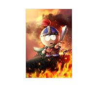 doegka Anime South Park Cute Poster Canvas Poster Wall Art Decor Print Picture Paintings for Living Room Bedroom Decoration 08x12inch(20x30cm)