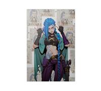 doegka Arcane Wall Art, Arcane Season 2 Poster, Jinx Poster Canvas Poster Wall Art Decor Print Picture Paintings for Living Room Bedroom Decoration 16x24inch(40x60cm)