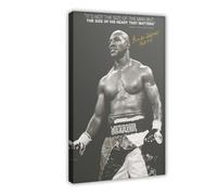 doegka Boxer Evander Holyfield Canvas Poster Wall Art Decor Print Picture Paintings for Living Room Bedroom Decoration 08x12inch(20x30cm)