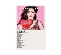 doegka Exclusive Art Singer Charli Poster XCX Music Cover Sucker Canvas Poster Wall Art Decor Print Picture Paintings for Living Room Bedroom Decoration 16x24inch(40x60cm)