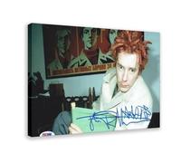 doegka Johnny Rotten Sex Pistols Promotional Signature Canvas Poster Wall Art Decor Print Picture Paintings for Living Room Bedroom Decoration 08x12inch(20x30cm)
