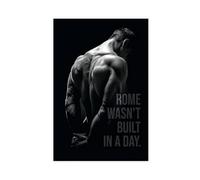 doegka Rome Wasnt Built In A Day Canvas Poster Wall Art Decor Print Picture Paintings for Living Room Bedroom Decoration 16x24inch(40x60cm)