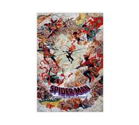 doegka Spiderman Across The Spider-Verse Movie Poster Canvas Poster Bedroom Decor Landscape Office Room Decor Gift 12x18inch(30x45cm)