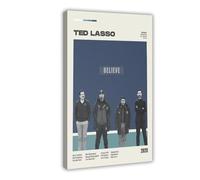 doegka Ted Lasso 2020 Season 3 American Sports Comedy Poster Canvas Poster Bedroom Decor Landscape Office Room Decor Gift 12x18inch(30x45cm)