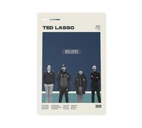 doegka Ted Lasso 2020 Season 3 American Sports Comedy Poster Canvas Poster Wall Art Decor Print Picture Paintings for Living Room Bedroom Decoration 12x18inch(30x45cm)