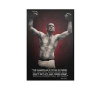 doegka The Boxer Nate Diaz 1 Canvas Poster Bedroom Decor Landscape Office Room Decor Gift 12x18inch(30x45cm)