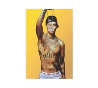 doegka Top Rapper Central Cee Music Cover 23 Art Posters 3 Canvas Poster Wall Art Decor Print Picture Paintings for Living Room Bedroom Decoration 12x18inch(30x45cm)