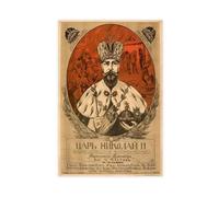 doegka Tsar Nicholas II, Autocrat of All Russia (1917) Russian Poster Canvas Poster Bedroom Decor Landscape Office Room Decor Gift 12x18inch(30x45cm)
