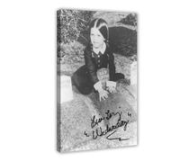 doegka WENDESDAY ADDAMS Lisa Loring Addams Family Signed 1 Canvas Poster Bedroom Decor Landscape Office Room Decor Gift 08x12inch(20x30cm)