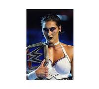 doegka Wrestler Rhea Ripley All-white Gear WWE Backlash 2023 Championship Art Deco Poster Canvas Poster Wall Art Decor Print Picture Paintings for Living Room Bedroom Decoration 12x18inch(30x45cm)