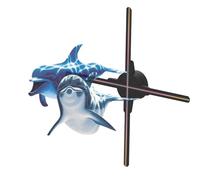DOEL 3D Hologram Advertising Display Fan 20.5inch, WiFi, Bluetooth Speaker Added Hologram Fan with 1600 x 576 High Resolution 576 LED Beads