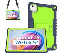 Doemoil Case for YQSAVIOR ZB30/YQCP20/VOLENTEX M10 /Aiprotablet K10/PRITOM M20/AEEZO MB1001/C10 10 inch Tablet Case Built in Kickstand for MUISOO MUIC110110 inch Tablet (Navy/Green)