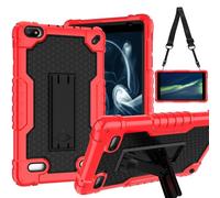 Doemoil Cover Case for Sunshine T1 Elite/Foxx T8/Qlink Scepter 8/Sky Pad 8/NUU Tab 8/Sky Devices Elite OctaX/Sky Devices Elite T8 Plus/Xmobile X8/Sky Devices (Red/Black)