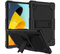 Doemoil for BYYBUO Tablet 10.1 inch Android 14 Tablet Case with Shoulder Strap Hard Back Hybrid Shockproof Kids Friendly Case for BYYBUO 10.1 inch Smartpad A10_L (Black)