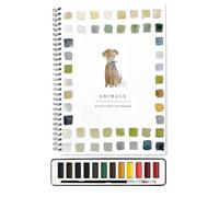 DOEMTY Watercolor Workbook, Beginner-Friendly Birds Watercolor Workbooks, 12 Colors Watercolor Paint Set with Paint Brush, Art Crafts Painting Supplies, Arts & Crafts Gift for Teens, Adults