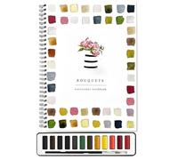 DOEMTY Watercolor Workbook, Beginner-Friendly Birds Watercolor Workbooks, 12 Colors Watercolor Paint Set with Paint Brush, Art Crafts Painting Supplies, Arts & Crafts Gift for Teens, Adults